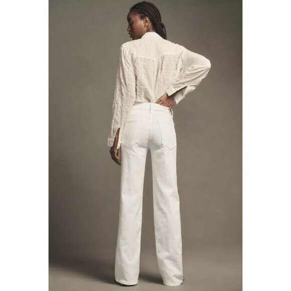 MOTHER The Kick It High Waist Straight Leg Jeans in Wash Fairest Of Them All - Picture 2 of 13